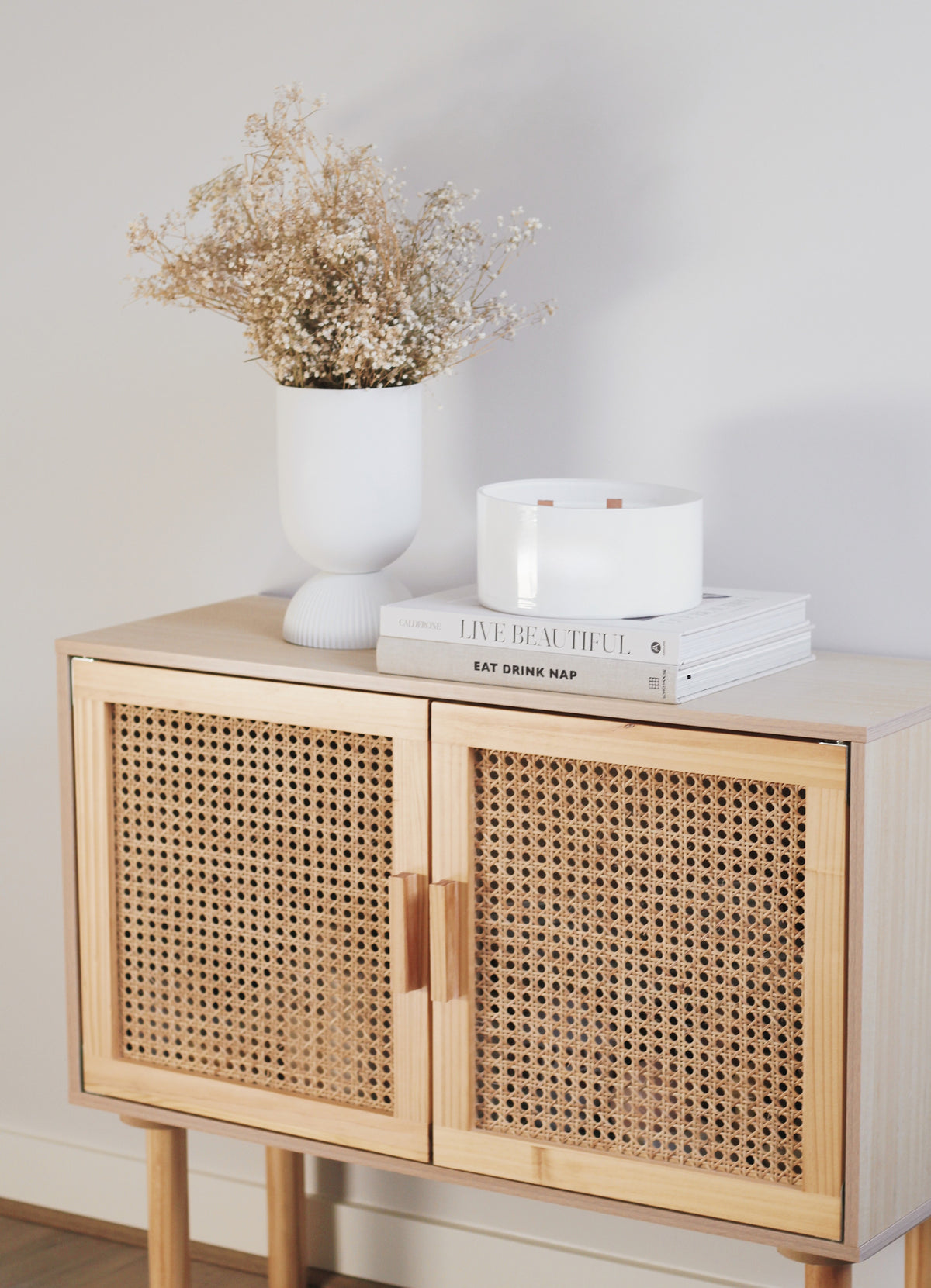 Mya Collection 1.7kg luxury four wick candle styled in an Australian home”