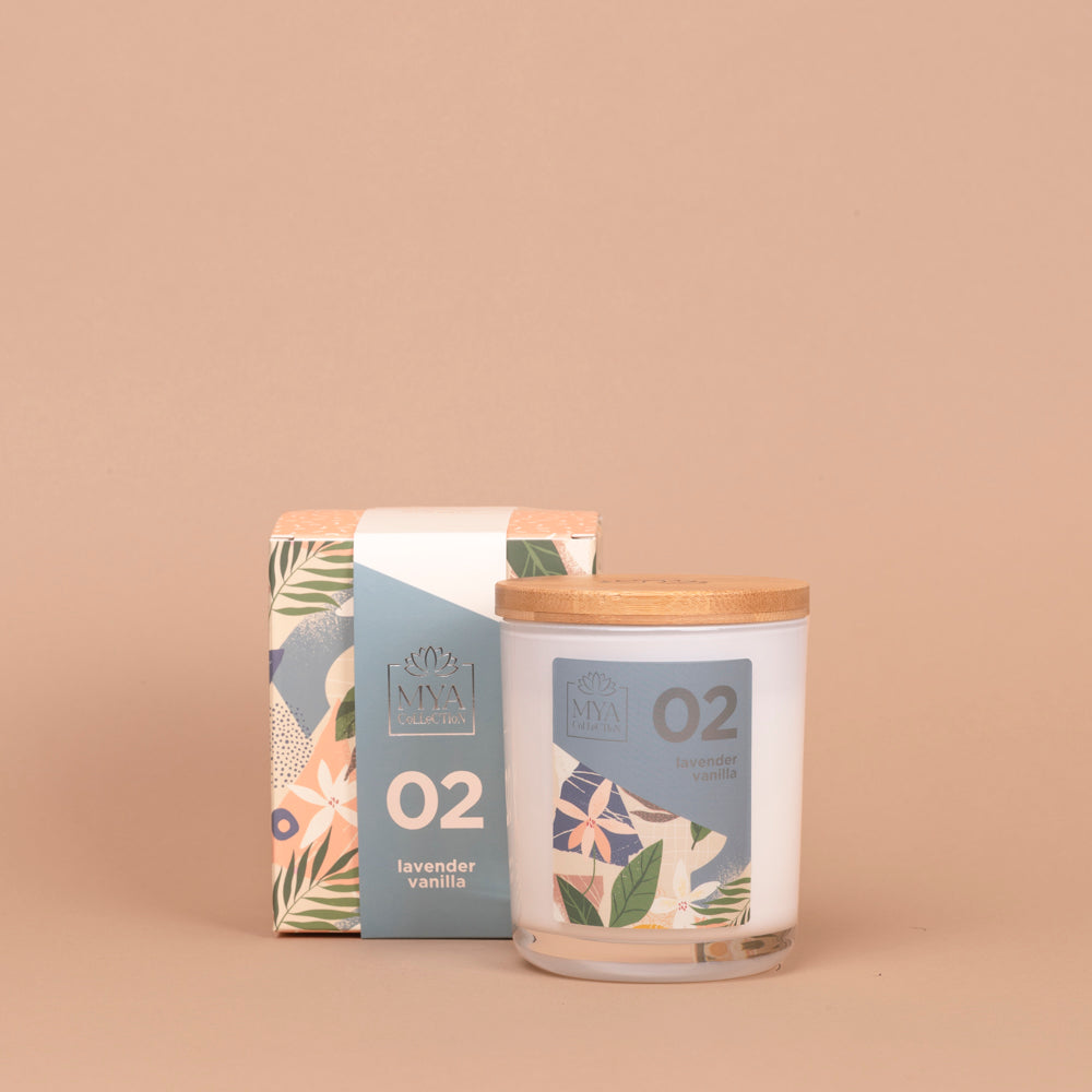 02 Lavender Vanilla - Mya Candle Collection