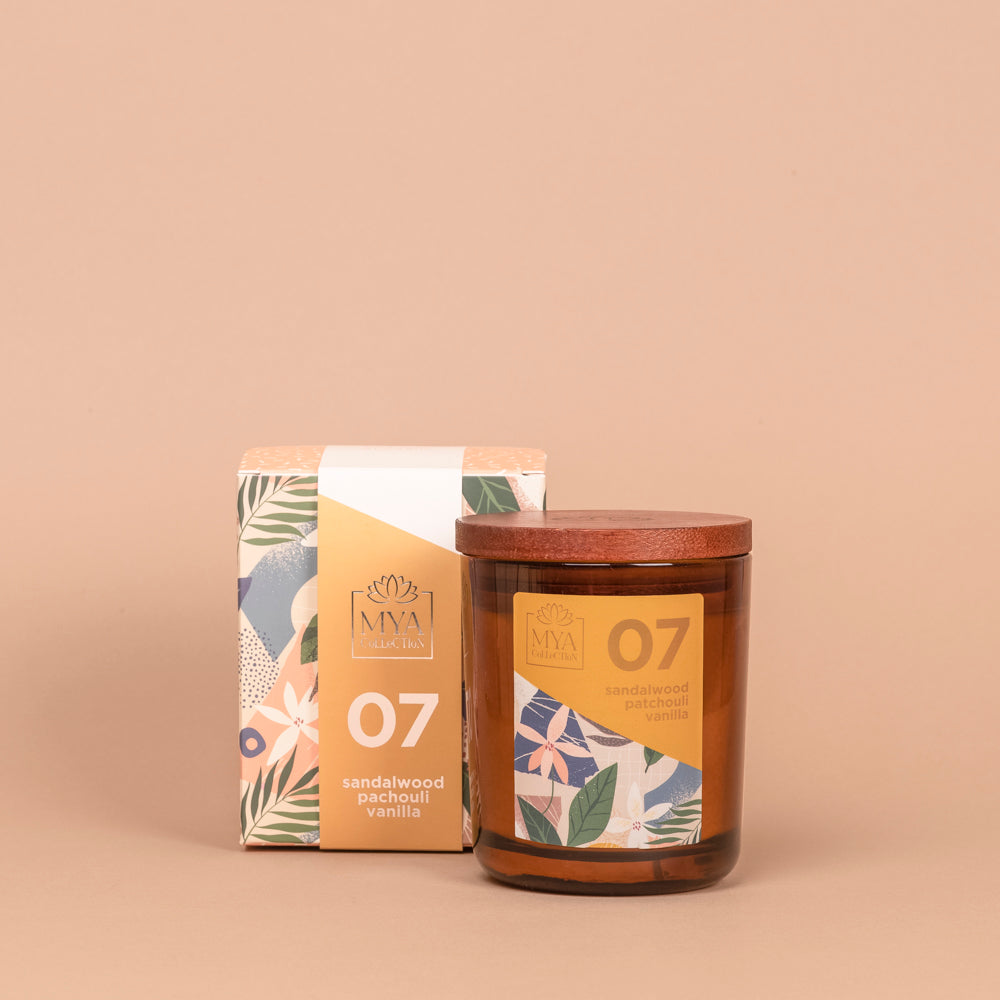 07 Sandalwood Patchouli Vanilla - Mya Candle Collection