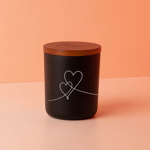 Hearts black jar