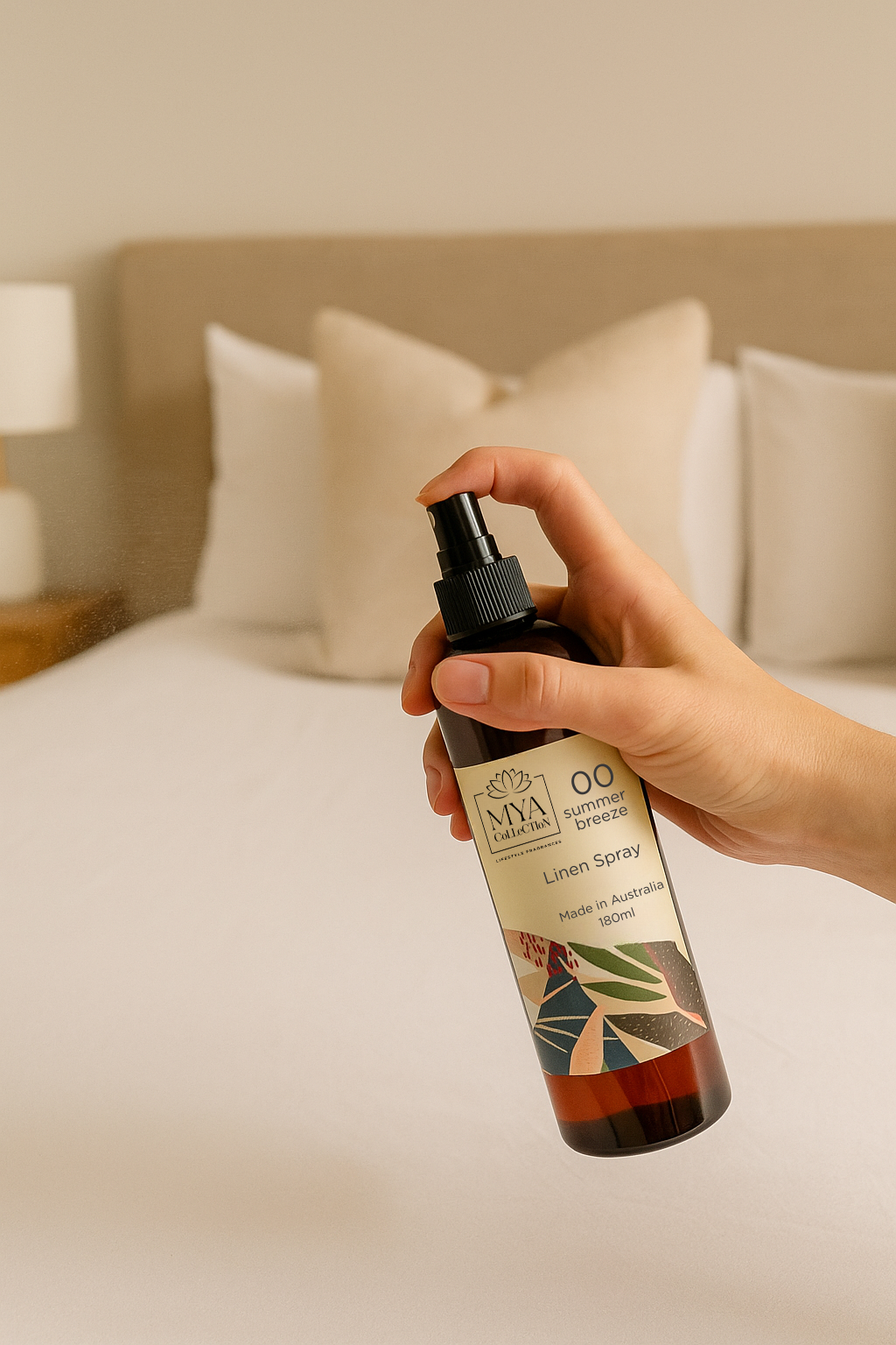 Linen Spray- Sunwashed fragrance – Mya Candle Collection