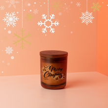 Load image into Gallery viewer, Christmas Amber Candle Personalised - Mya Candle Collection
